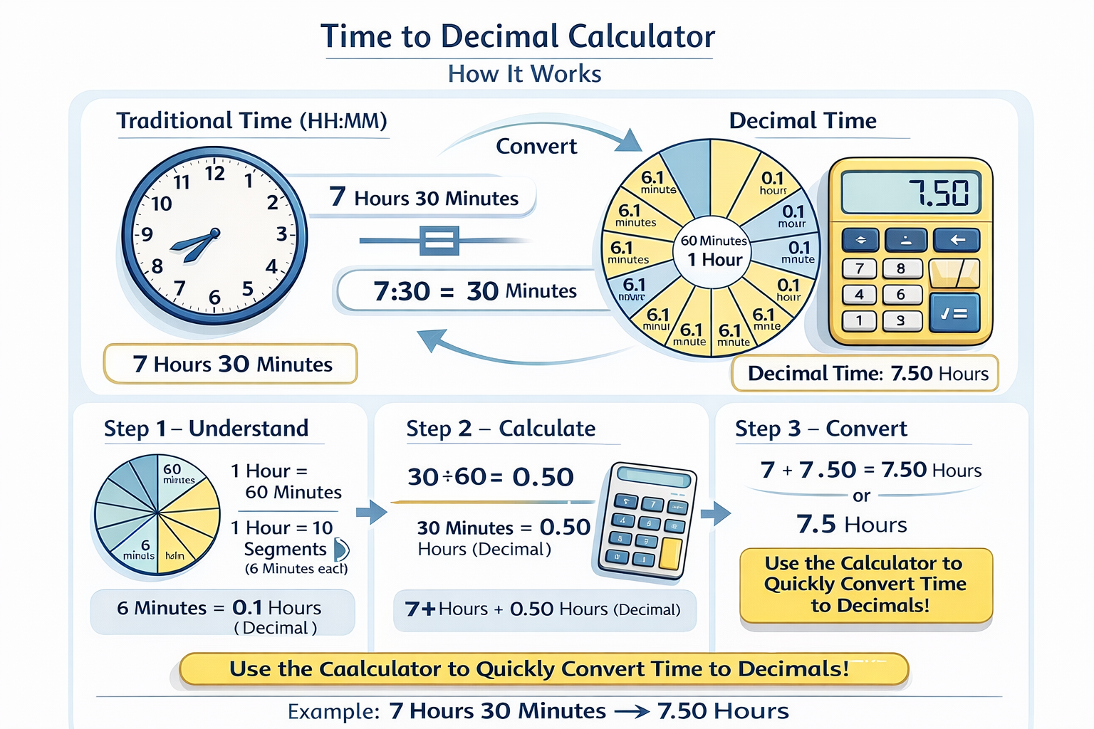 Time to Decimal Calculator