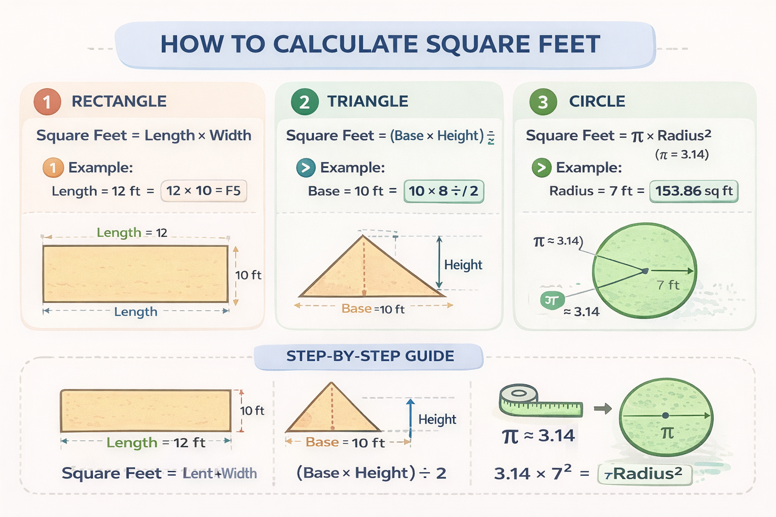 How to Calculate Square Feet Easily